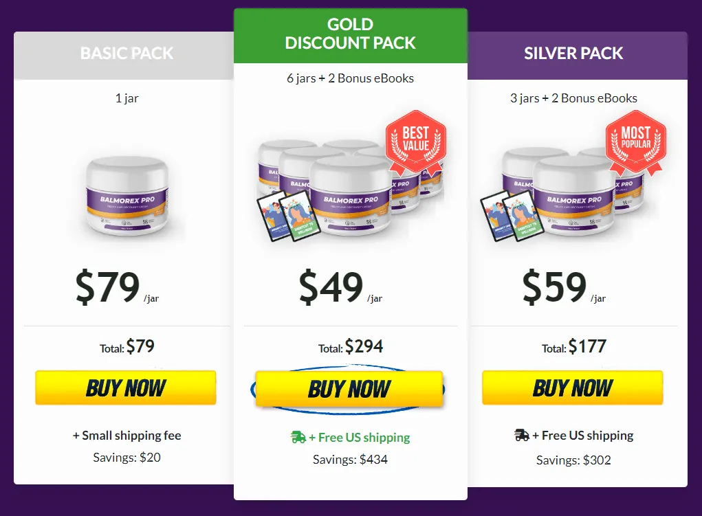 Balmorex Pro Price-1